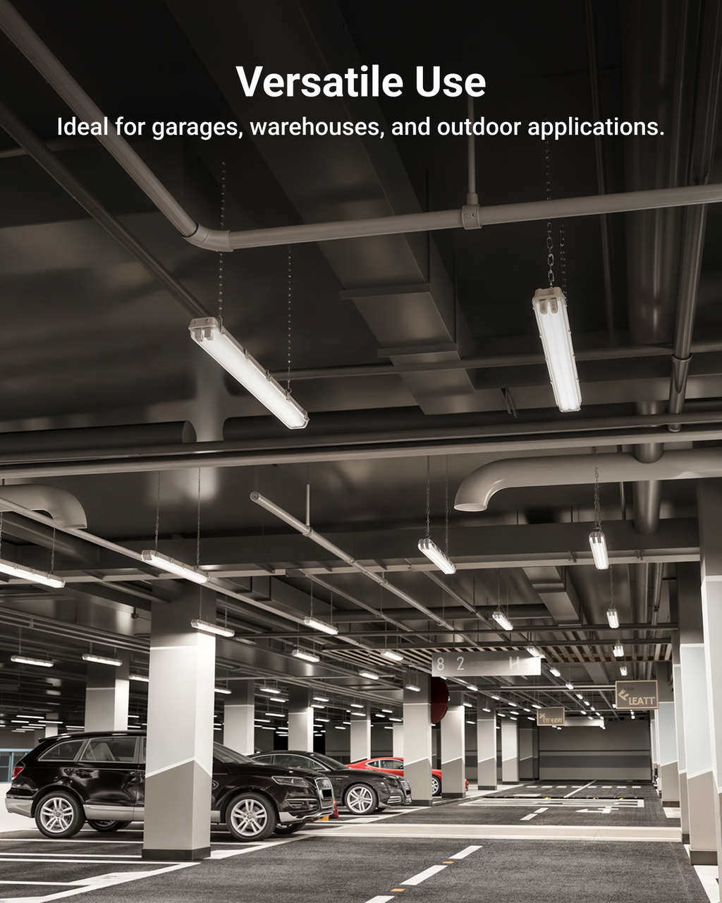 Perfect for garages, basements, storage rooms, warehouses, gyms, and more.