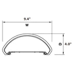 Dimension of LED wall sconce for living room or bed wall light