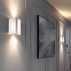 LED Satin Nickel Wall Sconce, 15W, Thalia, 1300 Lumens
