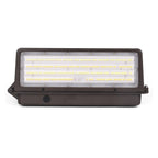 Front View of Slim wall light or indoor led wall pack with photocell
