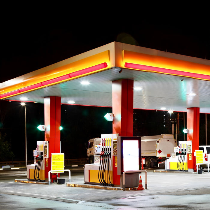 LED Gas Station Canopy Light, 150W, 20100 Lumens
