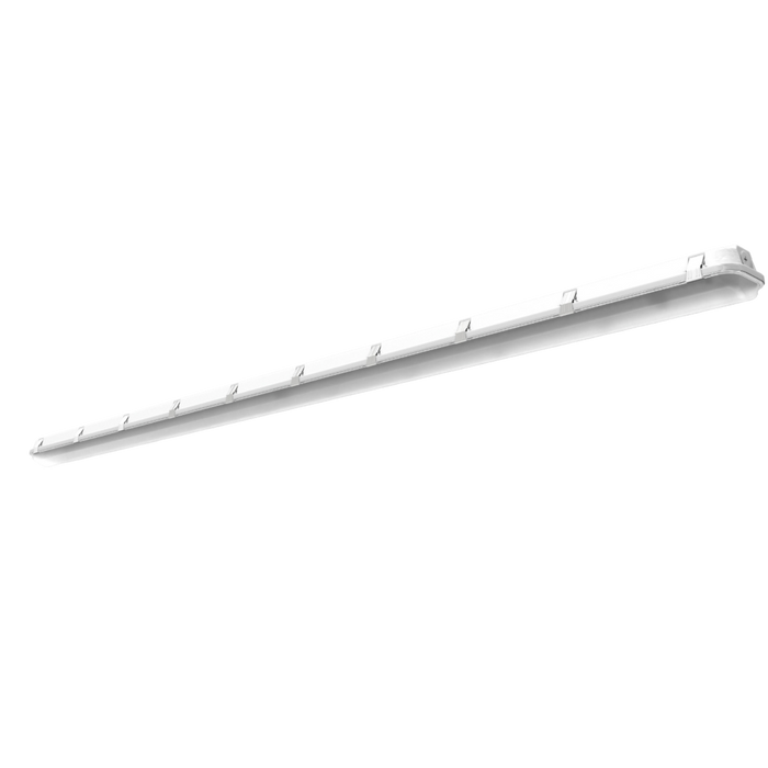 8ft LED Vapor Tight Fixture, 100W/80W/60W, Selectable Watt & CCT, 15000 Lumens