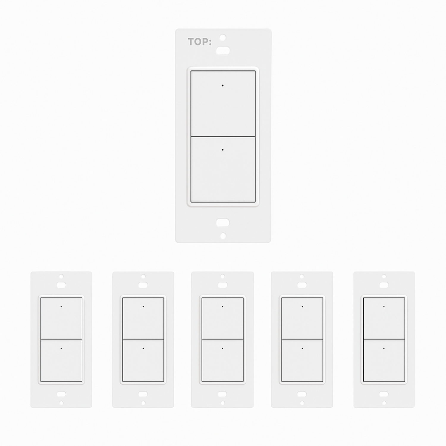 Enerlites 2-Button Low Voltage Switch