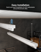 The fixture is LED ready with non-shunted sockets and is pre-wired for a quick and easy installation.