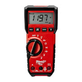 Heavy-Duty Light Commercial Digital Multimeter - 6000 Counts - 600V - 40 Mohms - CAT III 600V Rated - True RMS for Accurate Measurements - UL Certified - Supplied with Electrical Test Lead Set and 2x AA Batteries