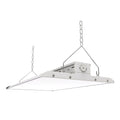 The 4ft LED high bay light fixture features 3 selectable wattages and color temperatures that brings unmatched brightness, versatility, and energy efficiency to commercial spaces.