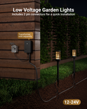 Sunco low voltage pathway lights include 2 pin connectors for quick installation.