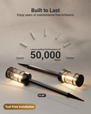 Built to last with 50,00 hours of high performance. 19.69 inches 