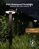 LED Pathway Light, Square, Low Voltage, Selectable CCT, 200 Lumens