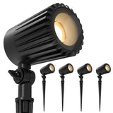 Scope LED Landscape Spotlight, Adjustable Beam Angle, Selectable CCT, 400 Lumens