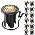 LED In-Ground Well Light, Round Landscape Light, 200 Lumens