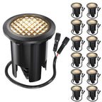 LED In-Ground Well Light, Round Landscape Light, 200 Lumens