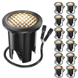LED In-Ground Well Light, Round Landscape Ligh, 200 Lumens