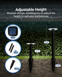Solar LED Path Lights, Square, Dusk To Dawn