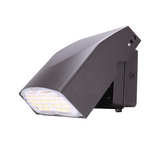 LED Slim Wall Pack, 80W/64W/48W/32W, Selectable Wattage & CCT, Adjustable, Dusk to Dawn Photocell, 12200 Lumens