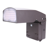 LED Slim Wall Pack, 80W/64W/48W/32W, Selectable Wattage & CCT, Adjustable, Dusk to Dawn Photocell, 12200 Lumens
