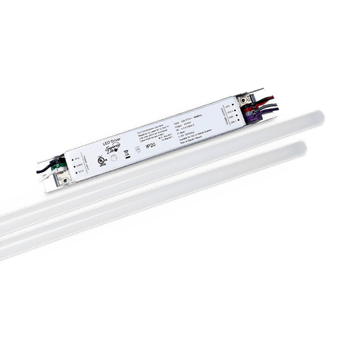 2 foot LED Magnetic Strip Retrofit Kit For Linear Fixtures - 25 Watt - 2800 Lumens - 4000K OR 5000K - Dimmable - 120-277V - Quick Easy Install