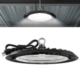 UFO High Bay 150W Plug & Play LED Fixture, 2-Step Install, 19500 Lumens