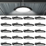 UFO High Bay 150W Plug & Play LED Fixture, 2-Step Install, 19500 Lumens