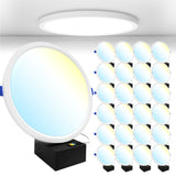 Recessed LED Ceiling Light, 8 Inch, Slim, Selectable CCT, 1800 Lumens