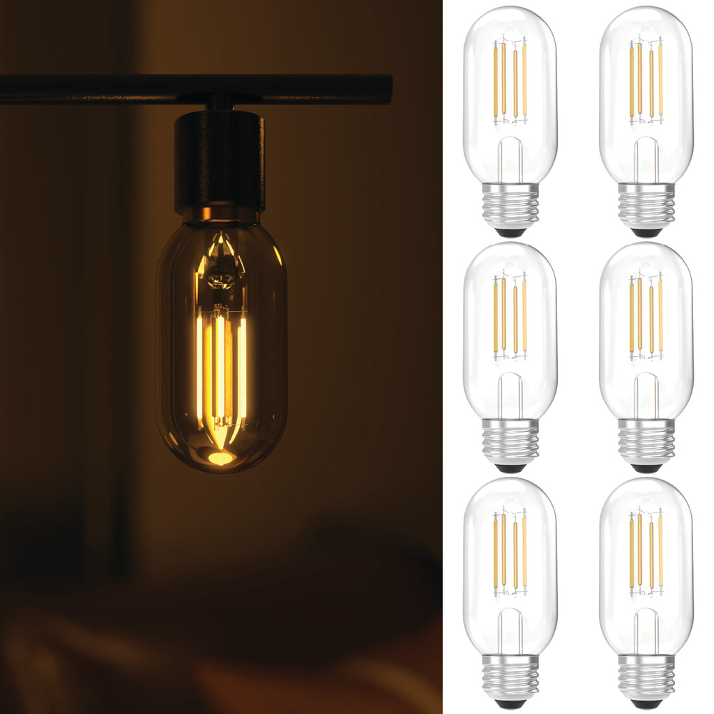 T45 LED Tubular Bulb, Filament, 700 Lumens