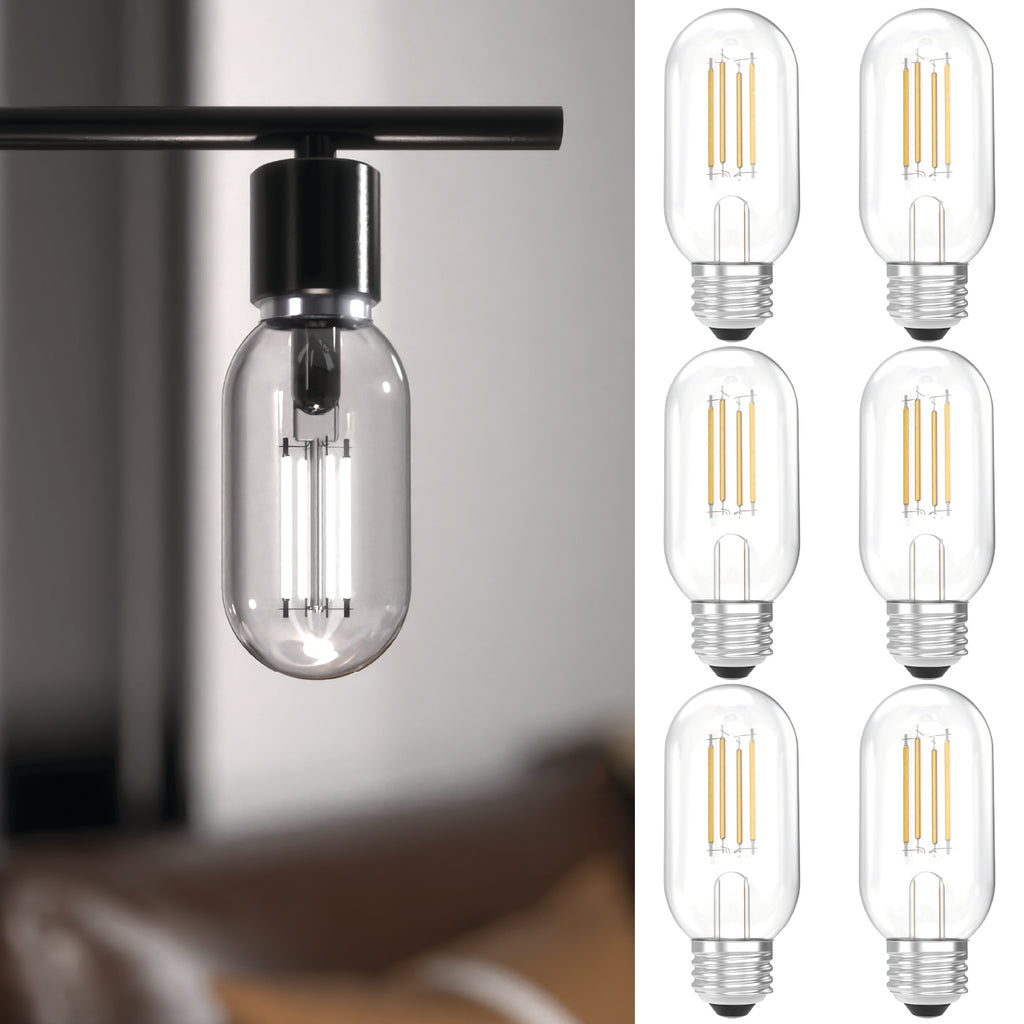 T45 LED Tubular Bulb, Filament, 700 Lumens