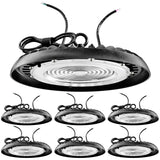 UFO High Bay 200W LED Fixture, Black, 28000 Lumens