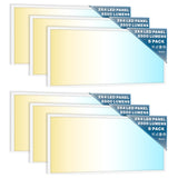 LED Ceiling Panel Light, 60W/50W/40W, 2x4, Selectable Wattage & CCT, 7700 Lumens