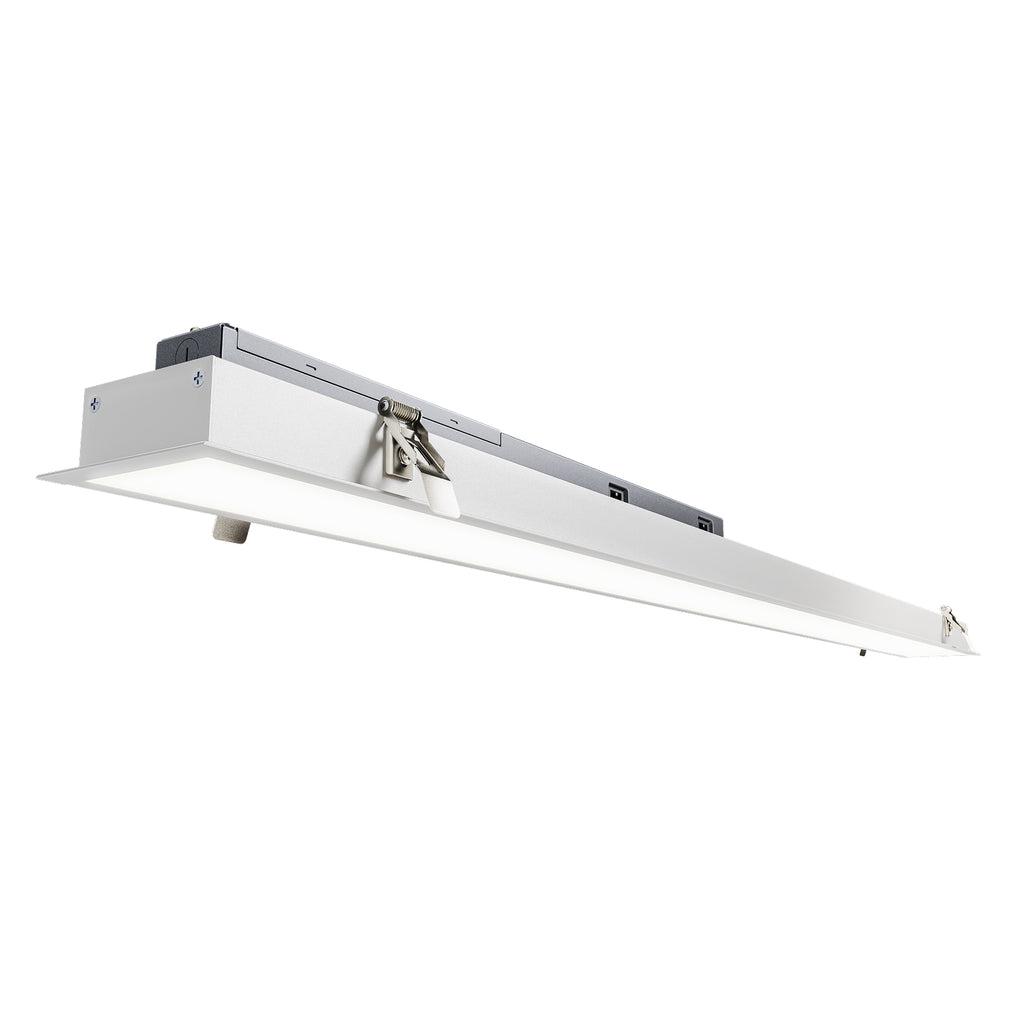 Sunco LED Linear Recessed Light, 4ft, 40W, Selectable CCT, 5000 Lumens