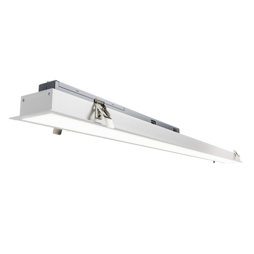 Sunco LED Linear Recessed Light, 4ft, 40W, Selectable CCT, 5000 Lumens