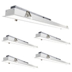 4ft LED Recessed Linear Light, 40W/35W/30W/25W/20W , Selectable Wattage & CCT, 5000 Lumens