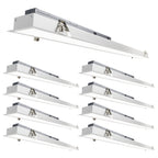 4ft LED Recessed Linear Light, 40W/35W/30W/25W/20W , Selectable Wattage & CCT, 5000 Lumens