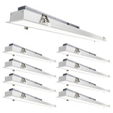 4ft LED Linear Recessed Light, 40W/35W/30W/25W/20W , Selectable Wattage & CCT, 5000 Lumens