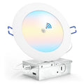 Recessed LED Lighting, 6 Inch, Motion Activated, Slim, Wafer Think, Smooth Trim, Selectable CCT, 1000 Lumens