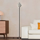 59" Sand Black LED Floor Lamp, 1100 Lumens