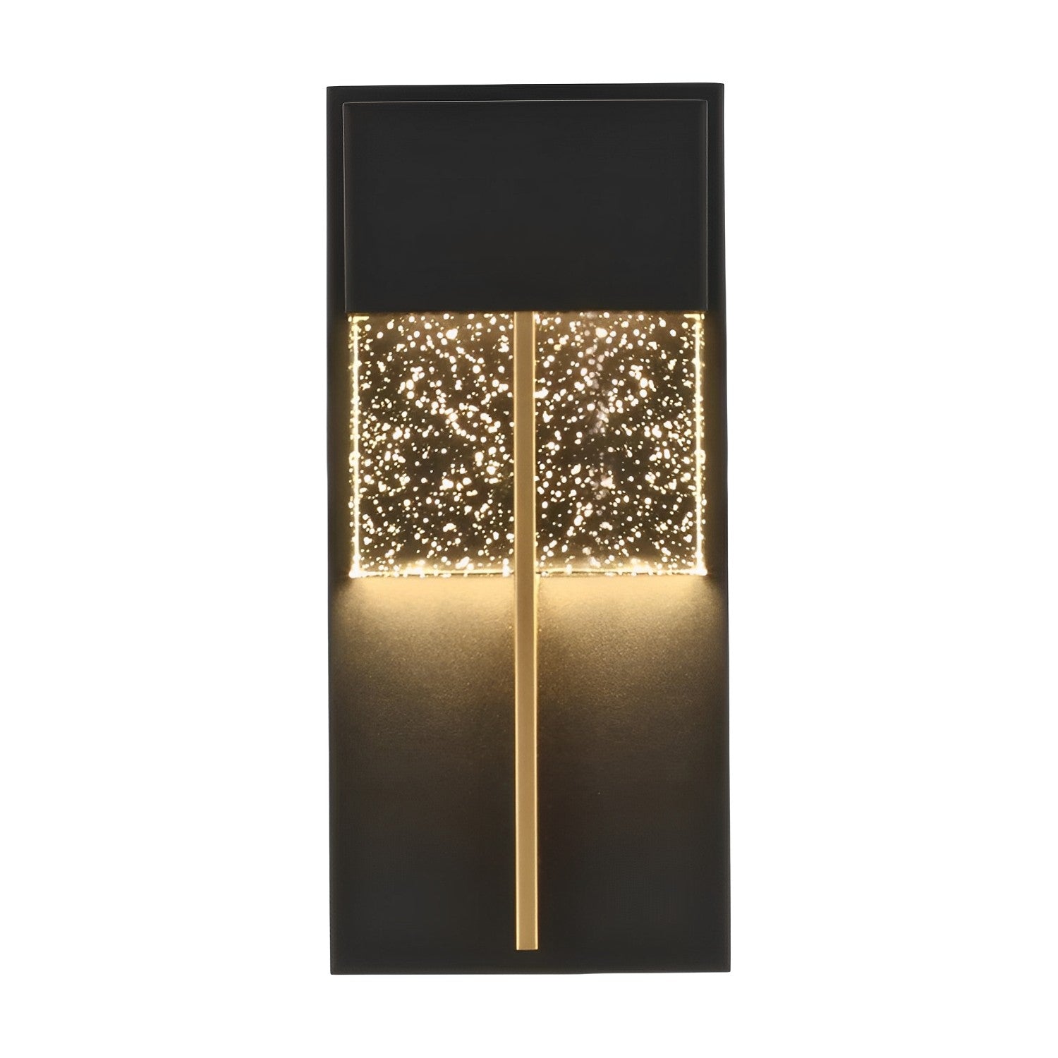 LED Wall Sconce Light - 7W - 160 Lumens - 3000K Warm White or 4000K Cool White CCT - Wet Listed - Crystal Wall Lamps Indoor Bathroom Sconce Wall Mount Light Fixtures for Living Room/Bedroom/Hallway