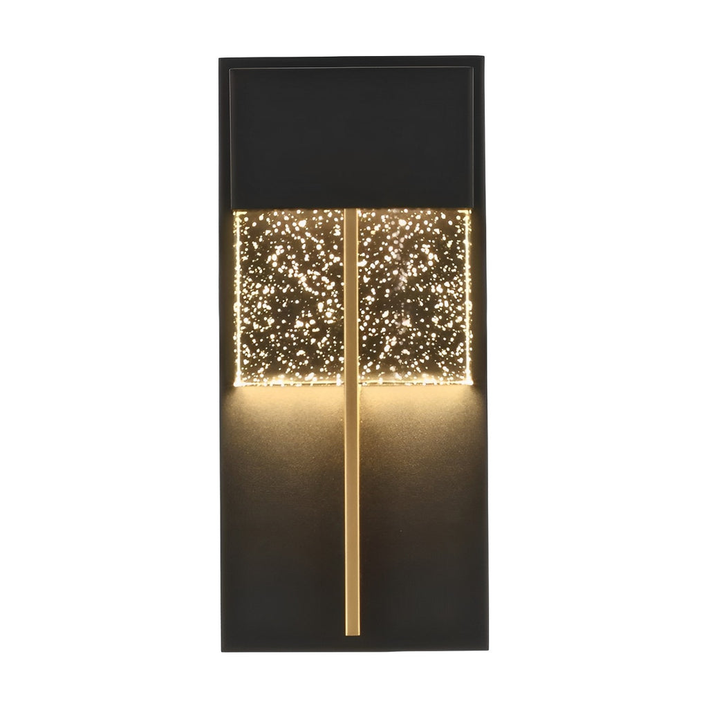 LED Wall Sconce Light - 7W - 160 Lumens - 3000K Warm White or 4000K Cool White CCT - Wet Listed - Crystal Wall Lamps Indoor Bathroom Sconce Wall Mount Light Fixtures for Living Room/Bedroom/Hallway
