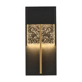 LED Wall Sconce Light - 7W - 160 Lumens - 3000K Warm White or 4000K Cool White CCT - Wet Listed - Crystal Wall Lamps Indoor Bathroom Sconce Wall Mount Light Fixtures for Living Room/Bedroom/Hallway