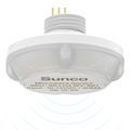 The Microwave Sensor by Sunco is ideal for automated lighting for indoor and outdoor environments. With a lifetime of 5 years and an IP65 rating, the microwave sensor is made tough for durability.