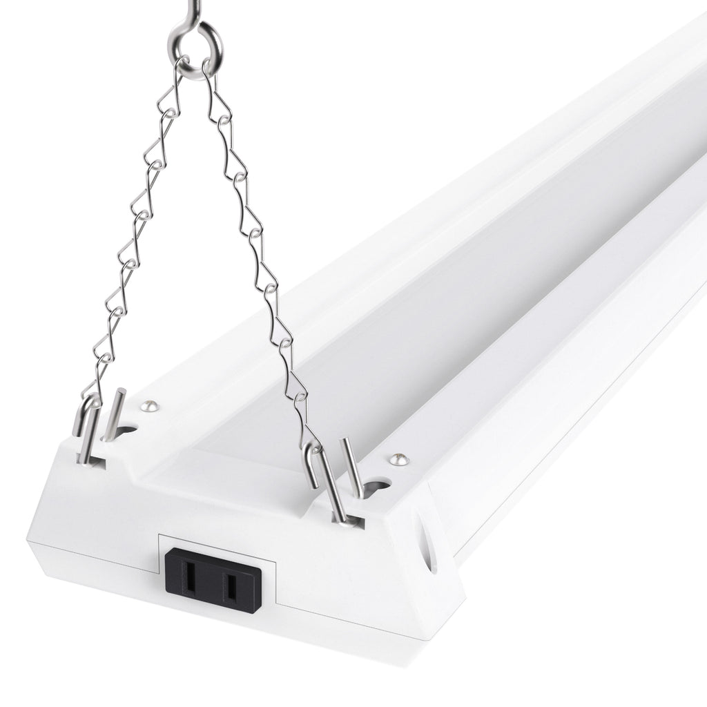 LED Shop Light, 4ft, Motion Activated, Frosted, 40W, 4300 Lumens
