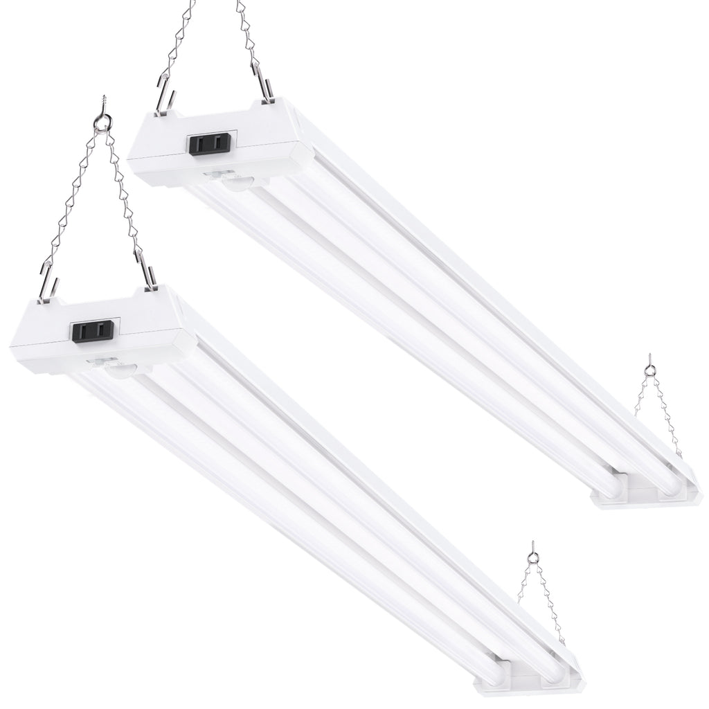 LED Shop Light, 4ft, Motion Activated, Frosted, 40W, 4300 Lumens