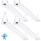 LED Shop Light, 4ft, Motion Activated, Frosted, 40W, 4300 Lumens