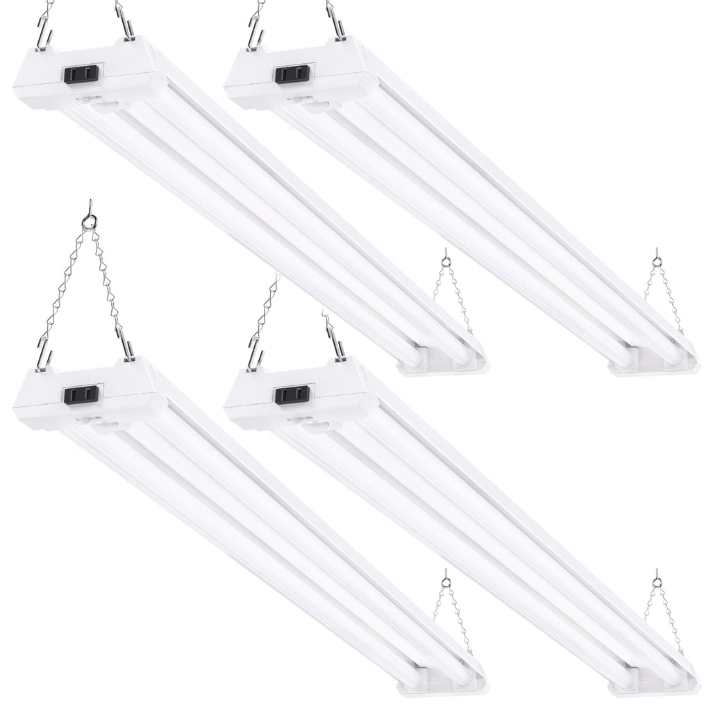 LED Shop Light, 4ft, Motion Activated, Frosted, 40W, 4300 Lumens