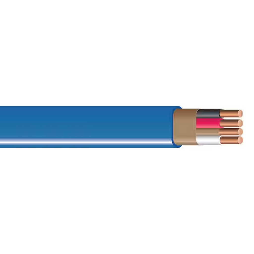 250ft Roll 14/3 NM-B Gauge Indoor Electrical Blue Copper Wire Ground Cable