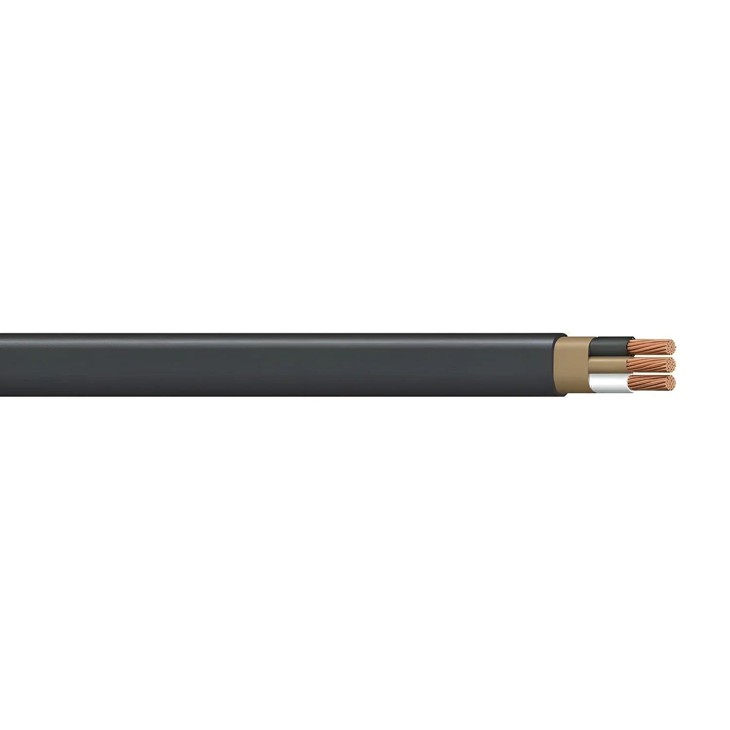125ft Roll 6/2 NM-B Gauge Indoor Electrical Black Copper Wire Ground Cable