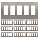 Enerlites Screwless Decorator/GFCI Five-Gang Wall Plate