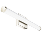 LED Cylinder Vanity Light, 22W, Nickel, Selectable CCT, 1650 Lumens