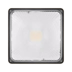 LED Canopy Light, 110W/88W/66W/44W, Dark Bronze, Selectable Wattage & CCT,  17000 Lumens
