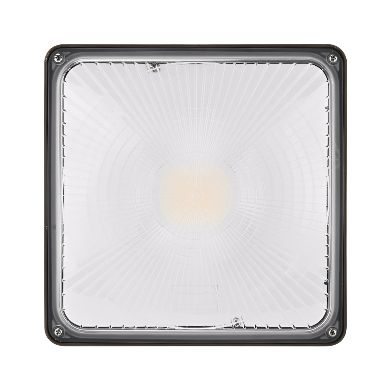 LED Canopy Light, 110W/88W/66W/44W, Dark Bronze, Selectable Wattage & CCT,  17000 Lumens