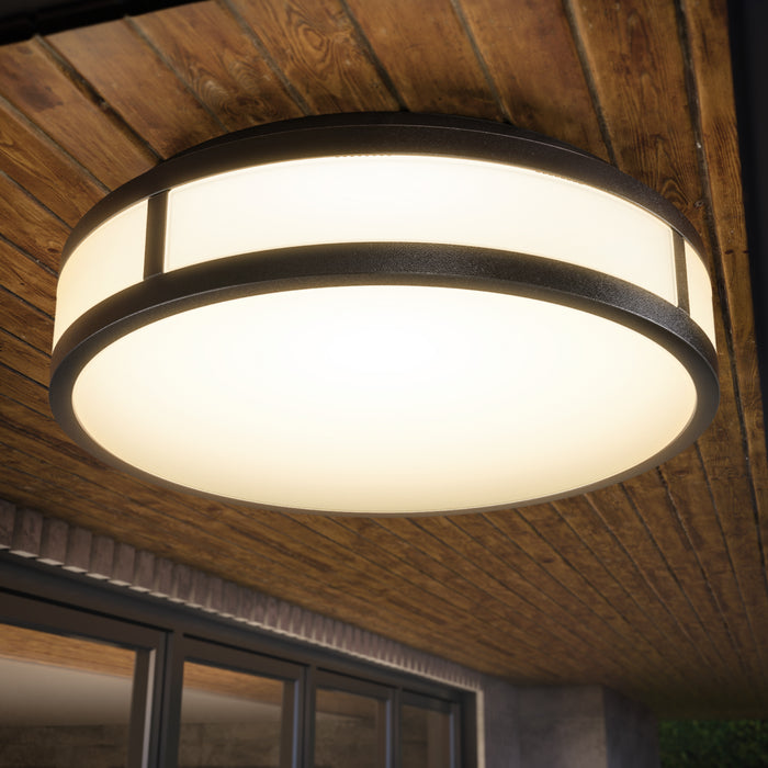 12 Inch Round LED Ceiling Light, Daylight & Motion Activated, Selectable CCT, 1500 Lumens